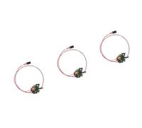BritBolt 3pcs 0,4 g 0,9 g da 1,3 g di servo elettromagnetico con connettore a spina femminile 1,27 adatto per modelli di aeromobili ad ala fissa RC e vari progetti fai -da -te(3pcs 0.9g)