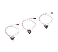 BritBolt 3pcs 0,4 g 0,9 g da 1,3 g di servo elettromagnetico con connettore a spina femminile 1,27 adatto per modelli di aeromobili ad ala fissa RC e vari progetti fai -da -te(3pcs 0.4g)