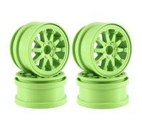 BritBolt 4 Pezzi da 4pcs da 2,2 Pollici per Il del della Ruota per beadlock in plastica Compatibile con 1 10 RC Crawler e Simili Modelli Fuori Strada Come Wraith RR10 RBX10(Green)