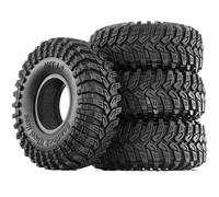 BritBolt 4pcs da 1,9 pollici di pneumatico in gomma 115x45mm compatibile con 1 10 RC Crawler come TRX6 Wraith e modelli simili si adattano a 1,9 ruota