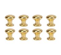 BritBolt 8pcs 1 12 in miniatura Testa rotonda maniglie in metallo Spese Style House Door Woods Compatible con Accessori per mobili per casa modello(Gold)
