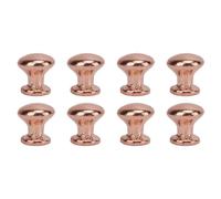 BritBolt 8pcs 1 12 in miniatura Testa rotonda maniglie in metallo Spese Style House Door Woods Compatible con Accessori per mobili per casa modello(Bronze)