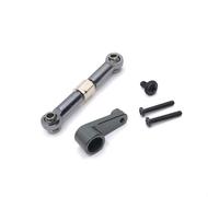 BritBolt Aggiornamento 'asta dello sterzo in metallo 28t servo braccio compatibile con 144010 144001 144002 124016 127017 124018 124019 1 Sostituzione delle parti in auto RC a 14(Dark Grey)