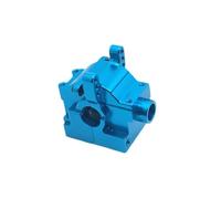 BritBolt Aggiornamento in metallo Aggiornamento del cambio anteriore e posteriore Compatibile con 1 Modelli di auto RC a 10 J3 a ruote motrici grandi piedi(SKY BLUE)