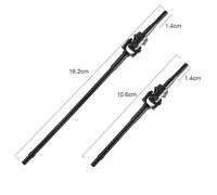 BritBolt Assale 'albero di trasmissione Universal Ariete Drip Straight Albero posteriore per l'auto del crawler RC 1/10 Compatibile con modelli Wraith 90048 RR10(Front)
