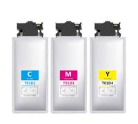 BritBolt Cartuccia d'inchiostro compatibile T01D1 T01D4 Borsa d'inchiostro compatibile con WorkForce Pro WF C529RDTW C579RD2TWF C579RDTWF Global Printer(3 Bags-C M Y)