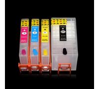 BritBolt Compatibile con 564 XL Photosmart EStation C510a Deskjet 3070A 3520 3521 3522 3526 Cartuccia d'inchiostro ricaricabile con sostituzione aftermarket del chip permanente