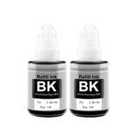 BritBolt Compatibile con GI590 GI 590 GI-590 Ricarica universale per bottiglia a base d'acqua a colori sfusa DGT Inchiostro Funziona con la aftermarket G1000 G4010(2Bottle Bk)