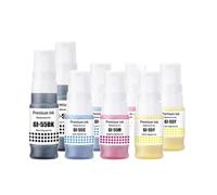 BritBolt Compatibile con MAXIFY GX1050 GX2050 GX2060 GX1060 Inchiostro di ricarica per bottiglia a base d'acqua di colore universale per GI55 GI-55 GI 55 aftermarket(2BK-2C-2M-2Y)