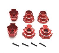 BritBolt Coppa del ponte posteriore ad aggiornamento in metallo per auto RC compatibile con modelli in 1/8 FS come squali di serbatoio e veicoli a telecomando Thunder Parti di sostituzione(Red)