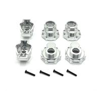 BritBolt Coppa del ponte posteriore ad aggiornamento in metallo per auto RC compatibile con modelli in 1/8 FS come squali di serbatoio e veicoli a telecomando Thunder Parti di sostituzione(Silver)