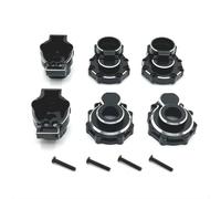 BritBolt Coppa del ponte posteriore ad aggiornamento in metallo per auto RC compatibile con modelli in 1/8 FS come squali di serbatoio e veicoli a telecomando Thunder Parti di sostituzione(Black)
