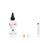 BritBolt di inchiostro colorante universale da 100 ml BK C M Y compatibile con i materiali di per il codice CISS(Cleaning 2)