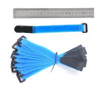 BritBolt Modello RC Crawger crawger cingh cinger cravatte strumenti di fissaggio compatibili con 1/10 1/8 1/7 1/6 veicoli in Retrofitting Accessori per crawler e passeggini(Blue 205x20mm 10PCS)