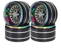 BritBolt Muovi colorato per ruote colorate elettroplanti da 1,9 pollici compatibili con 1 10 RC Crawler come RR10 Wraith e modelli simili(Champagne)