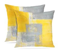 Britimes Federe per Cuscini Moderni per la Casa Art Decor 18 x 18 Pollici Set di 2 Federe per Cuscini Decorativi Astratti Pittura a Olio Federe p