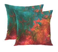 Britimes Federe per Cuscini Moderni per la Casa Art Decor 18 x 18 Pollici Set di 2 Federe per Cuscini Decorativi Astratti Pittura a Olio Federe p
