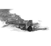 British Anti Tank Gun Qf 6 Pdr Mk Ii 1:35 Plastic Model Kit ZVEZDA