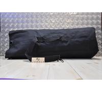 British Army Stile Kitbag Tela / Duffle / Borsa a Tracolla - Nero - Nuovo KB5