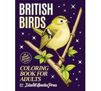British Birds: Coloring Book for Adults with Large and Realistic Illustrations