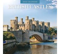 British Castles - Calendario da parete quadrato 2026 Red Robin Publishing