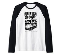British Classic Car Triumph Spitfire Maglia con Maniche Raglan