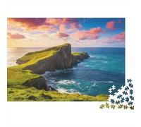 British Coast 1000 Piece Jigsaw Puzzles Recycled Scogliera costiera Puzzle per anziani Puzzle Accessori da gioco for Family And Friends Birthdays Ottimo regalo 38x26cm/1000pcs