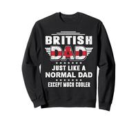 British Dad Just Like A Normal Dad for Daddy Fathers Day Felpa