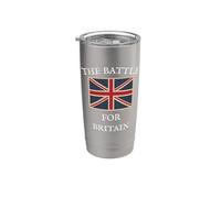 BRITISH GB PATRIOTS UK REGNO UNITO LA BATTAGLIA PER LA BRITANNA Bicchiere termico in acciaio inox doppia parete