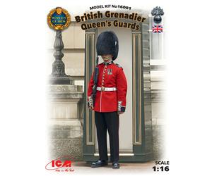 British Grenadier Queen's Guards (100% New Molds) 1:16 Figure Plastic Model Kit