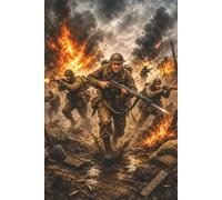 British Infantry WW2 Notebook, Military History Gift, Remembrance - 120 page Lined pages 6 x 9: Inspired by the courage, resilience and bravery of Britain's World War II wartime soldiers