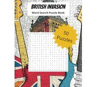 British Invasion Word Search Puzzle Book: Large print for seniors