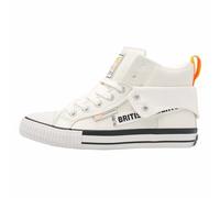 British Knights B46-3707-04 Donna Scarpe da Ginnastica, Bianco/Arancione Neon, 37 EU