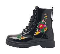 British Knights Blake, Stivali alla Moda, Nero a Fiori, 32 EU