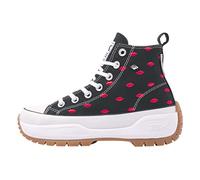 British Knights Kaya Mid Fly, Scarpe da Ginnastica Donna, Schwarz Rote Lippen, 37 EU