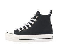 British Knights Kaya Mid, Scarpe da Ginnastica Donna, Nero Bianco Crema, 37 EU