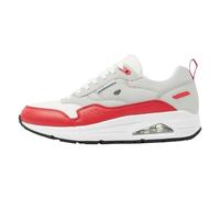 British Knights Lennox, Scarpe da Ginnastica Uomo, Grigio Chiaro Bianco Rosso, 40 EU