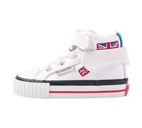 British Knights Roco, Scarpe da Ginnastica Bimba 0-24, Jack Union Bianco, 26 EU