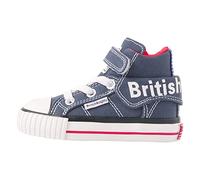 British Knights Roco, Scarpe da Ginnastica, Blu Scuro Rosso Blu, 25 EU