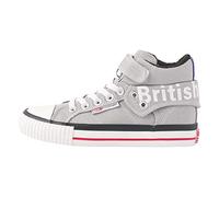 British Knights Roco, Scarpe da Ginnastica, Grigio Rosso Blu, 30 EU