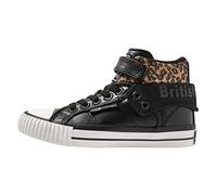 British Knights Roco, Scarpe da Ginnastica, Nero Marrone Leopardo, 34 EU