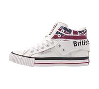 British Knights Roco, Sneaker a Collo Alto Unisex-Adulto, Bianco (White/Union Jack 1), 40 EU