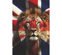 British Lion | Dark Blue | United Kingdom | Everyday A5 Notebook Journal | 200 Pages | 6x9" | Hardcover | Personal and Professional Use