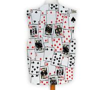 British Made Gifts Gilet Costume Fanta con Carte da Gioco Multicolore 4 Taglie
