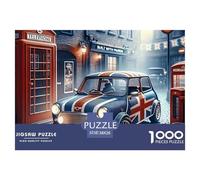 British Mini Car Premium Material Design Ideal Leisure Game, Great for Family Time And Indoor Relaxation Activities 38x26cm/1000pcs