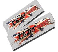 British Moto Tiger 1050 Union Bandiera Design Grafica Adesivi x 2 Piccoli