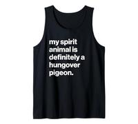 British My Spirit Animal Is Definitely A Hungover Pigeon Canotta