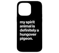 British My Spirit Animal Is Definitely A Hungover Pigeon Custodia per iPhone 14 Pro Max