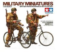 British Paratroopers & Bicycles Set WWII 2 Figures TAMIYA 35333 scala 1/35
