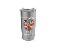BRITISH PATRIOTS REGNO UNITO LA BATTAGLIA PER LA BRETAGNA Bicchiere termico in acciaio inox doppia parete